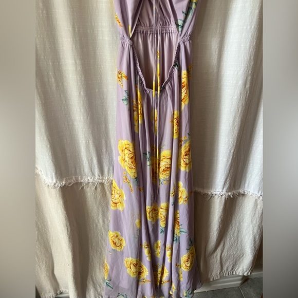 Lulus | Kind and Loving Lavender Floral Backless Maxi Dress - Picture 8 of 10